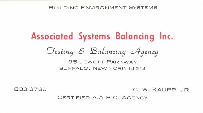 Certification scanned copy of associated systems balancing incorporation