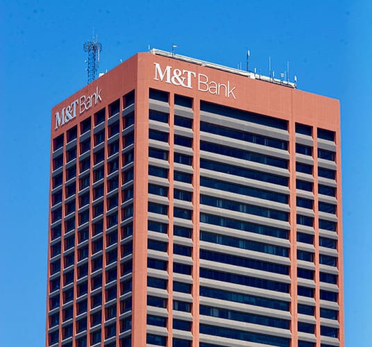 The M&T Bank Building close up
