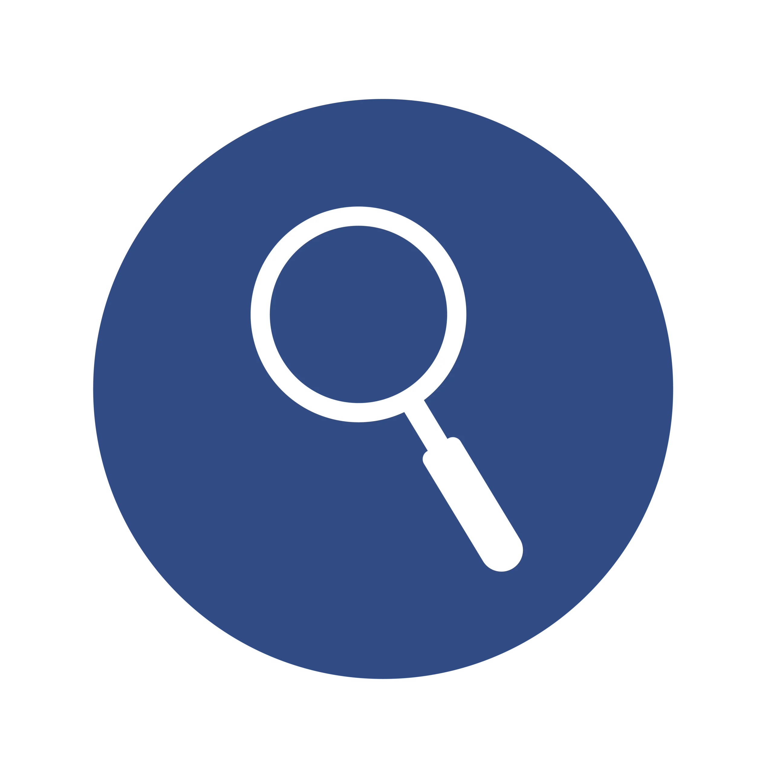 Magnifying glass search icon